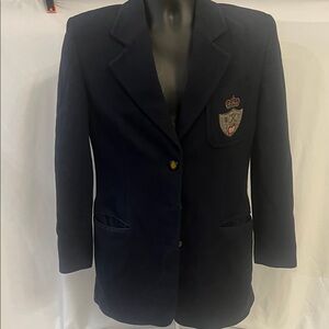 Iceberg Dark Blue Blazer with Emblem